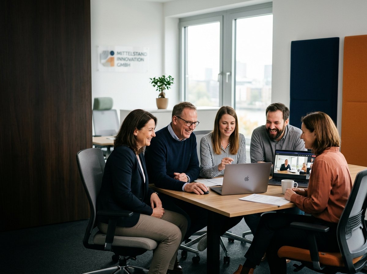 Team im Mittelstand im gemeinsamen Austausch